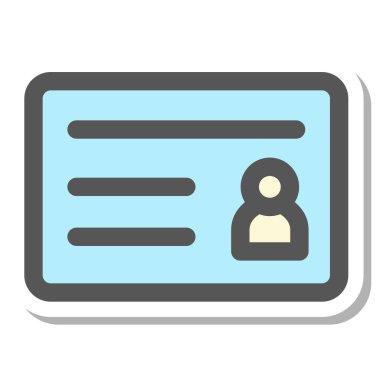 Mini simge kimlik kartı