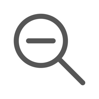 Mini ikon büyüteç eksi