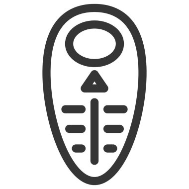 Kamp ile ilgili tek öge uyku tulumu simgesi