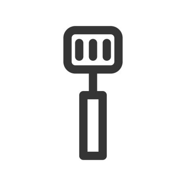 Günlük ihtiyaçlar tek öge simgesi spatula