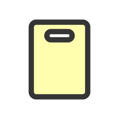 Günlük gereksinimler tek öge kesme tahtası