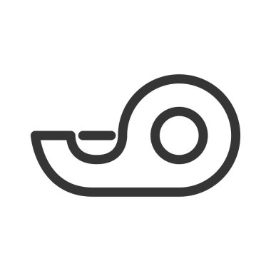 Kırtasiye tek öge simgesi selofan bant