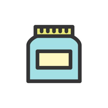 Kırtasiye tek öge simgesi yapıştırıcısı