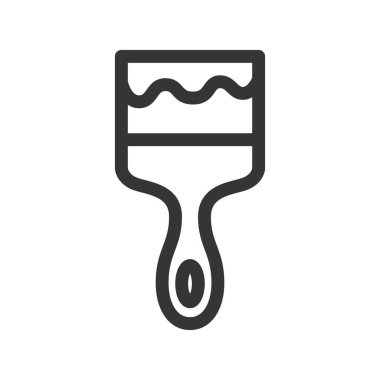 Kırtasiye tek öge simge fırçası