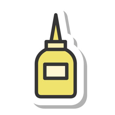 Kırtasiye tek öge simgesi yapıştırıcısıName