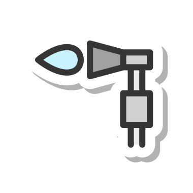 Tek araç simgesi gaz yakıcı