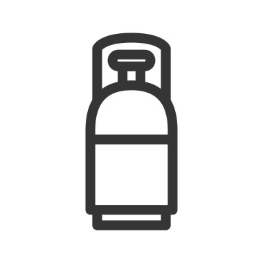 Tek araç simge gaz silindiri