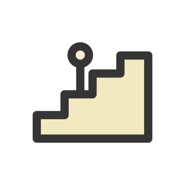 İstasyonla ilgili tek öge simgesi merdivenleri