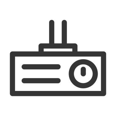 İstasyonla ilgili tek öge simgesi elektronik ilan tahtası