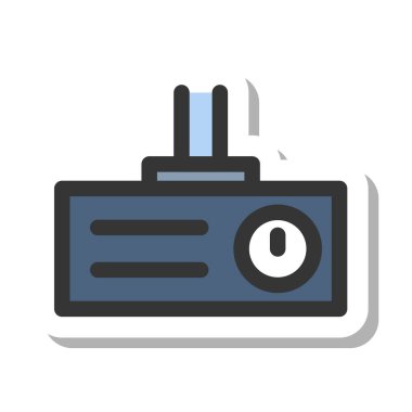 İstasyonla ilgili tek öge simgesi elektronik ilan tahtası