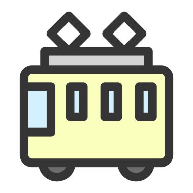 İstasyonla ilgili tek öge simgesi treni