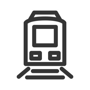 İstasyonla ilgili tek öge simgesi treni