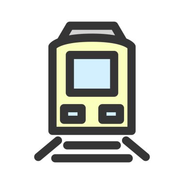 İstasyonla ilgili tek öge simgesi treni