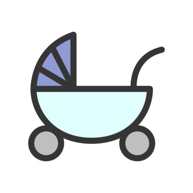 Basit bebek ürünleri ile ilgili tek öge simgesi taşıyıcısı