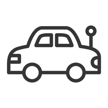 Basit bebek ürünleri ile ilgili tek öge simge araç oyuncağı