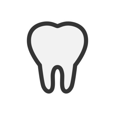 Tıbbi bağlantılı tek bir simge dişi