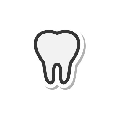 Tıbbi bağlantılı tek bir simge dişi