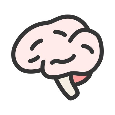 Tıbbi bağlantılı tek öge simgesi beyni