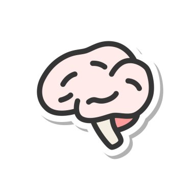 Tıbbi bağlantılı tek öge simgesi beyni