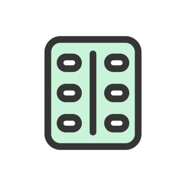 Tıbbi bağlantılı tek öge simgesi tıbbı