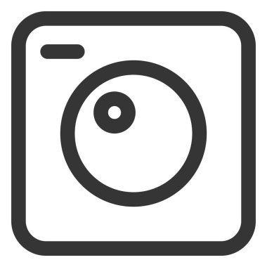 Basit iş tek öge simge kamerası