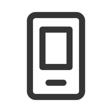 Basit iş tek öge simgesi akıllı telefon