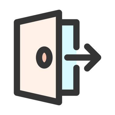 Basit iş tek öge simgesi çıkışı