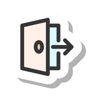 Basit iş tek öge simgesi çıkışı