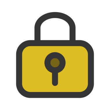 Basit iş simgesi simgesi kilidi