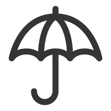 Basit iş simgesi şemsiyesi