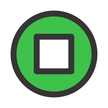 Basit iş tek öge simgesi duruşu