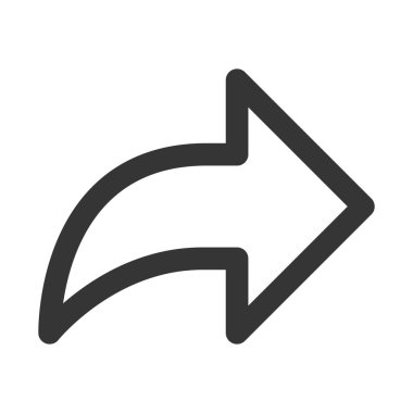 Basit iş simgesi ok