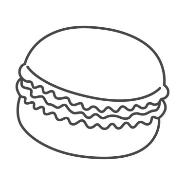 Tek öge simge resimli badem kurabiyesi tatlandırır