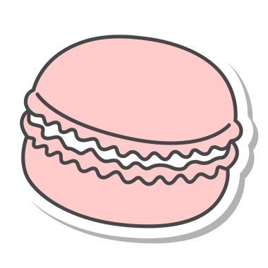 Tek öge simge resimli badem kurabiyesi tatlandırır