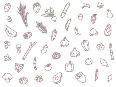 Sebze duvar kağıdı renk çizimi renk gölgesi