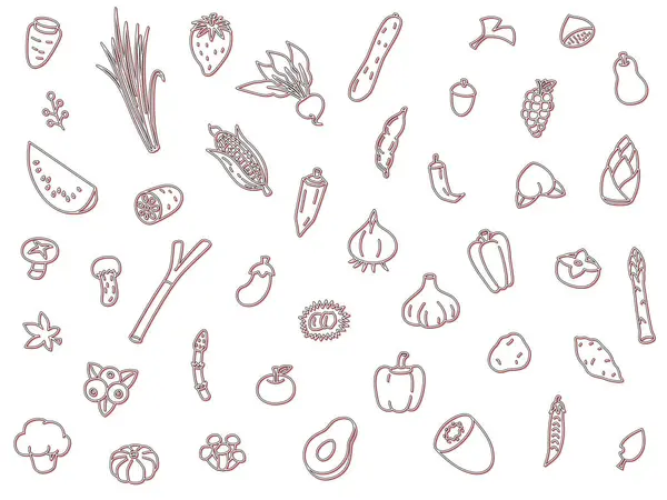 Sebze duvar kağıdı renk çizimi renk gölgesi