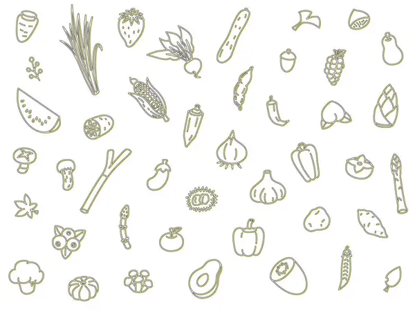 Sebze duvar kağıdı renk çizimi renk gölgesi