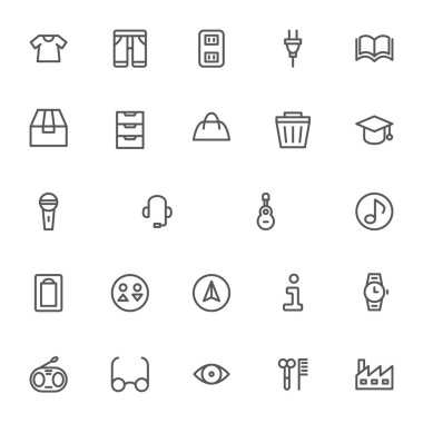 Mini mini iş simgesi set 08