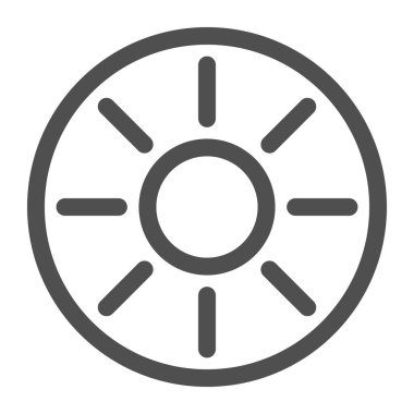 Basit meyve tek simgesi ananas kesiti