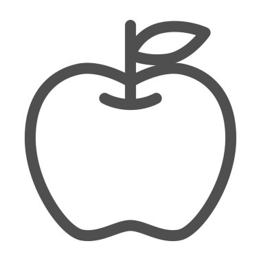 Basit meyve tek simgesi elması
