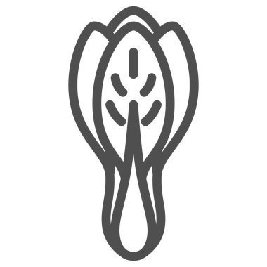 Basit sebze simgesi ıspanak