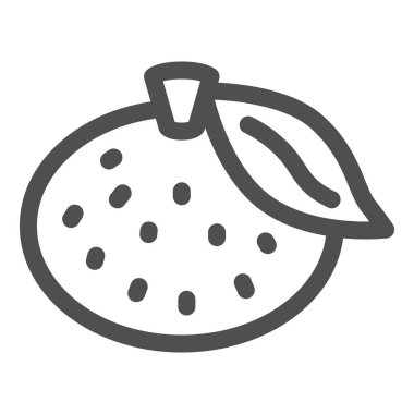 Basit meyve tek simgesi Yuzu