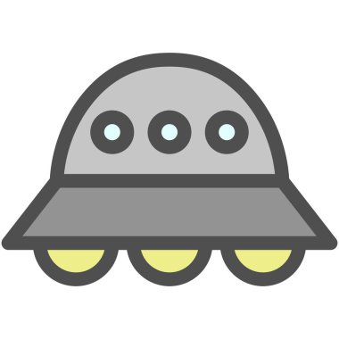 Basit araç simgesi UFO