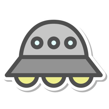 Basit araç simgesi UFO