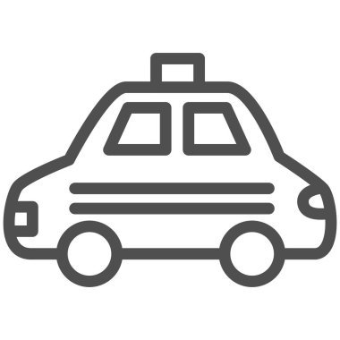 Simple vehicle single item icon advertisement