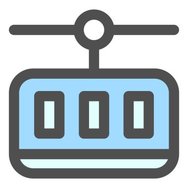 Basit araç tek öge simge halatı