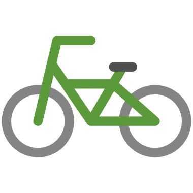 Basit araç simge bisikleti