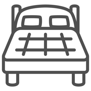 Basit iç mallar tek öge simgesi yatağı