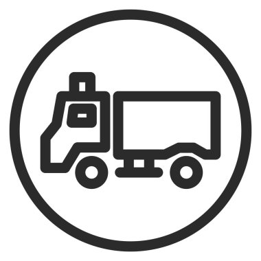 Basit bir tabelanın tek bir çizimi. Özellikle geniş çaplı felaket müdahale araçları için.