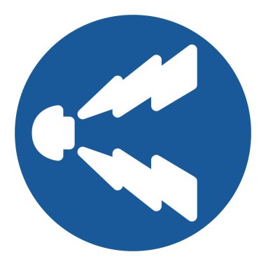 Basit bir işaret kornası bölümünün tek bir illüstrasyonu